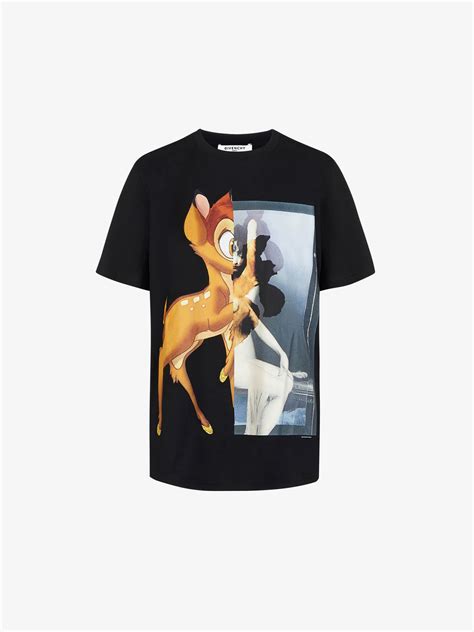 givenchy bambi t shirt|givenchy bambi print colors.